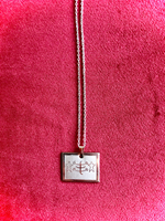 Kette mit Anhänger aus Edelstahl