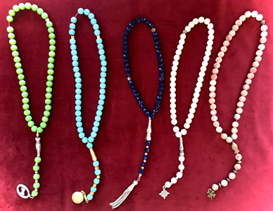 Gebetskette - Perlen aus Stein