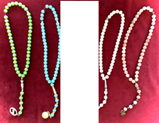 Gebetskette - Perlen aus Stein