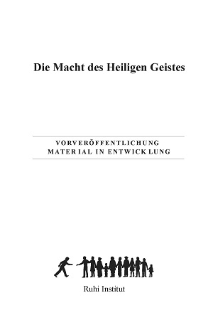 Die Macht des Heiligen Geistes