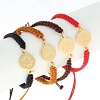 Nylonarmband geknüpft mit Gravur - verschiedene Farben