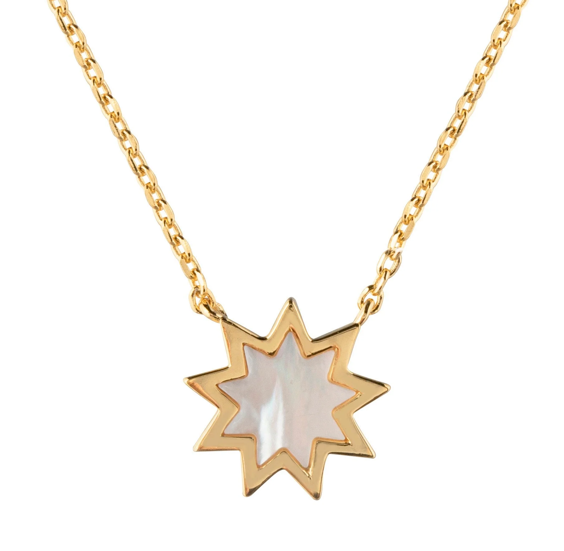 Kette mit 9-zackigem Stern gold