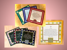 Set - Zitatkarten von Bahá’u’lláh, ‘Abdu’l-Bahá & dem Báb