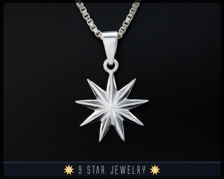 Anhänger - 9 pointed Star