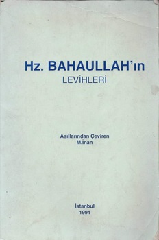 Hz.Bahaullah'in Levihleri